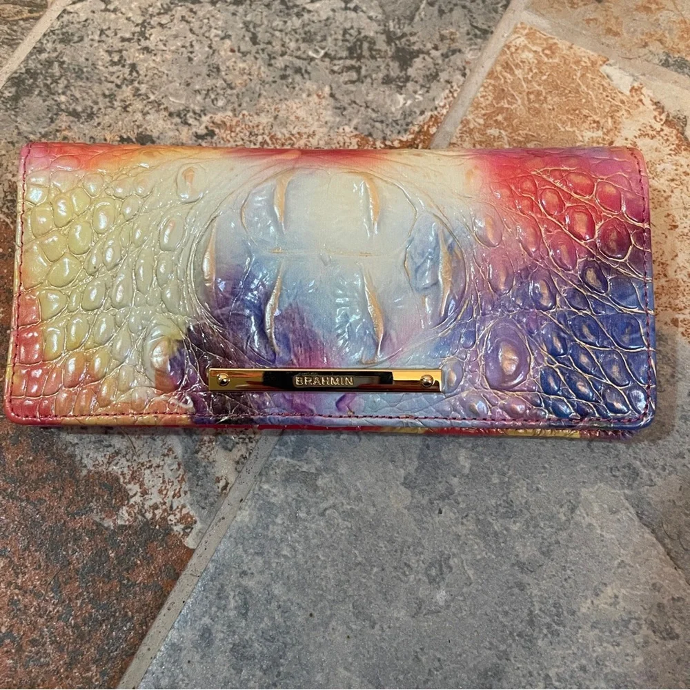 NWT!!! RARE DESIGN!!! Brahmin Dandy Ady Wallet! - Picture 12 of 15